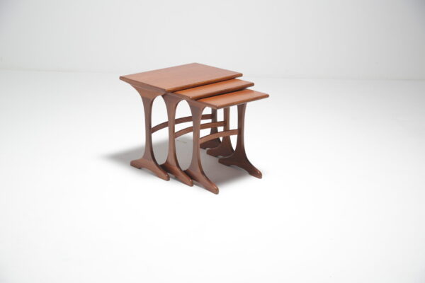 Nest of teak tables by Victor Wilkins for G-Plan 4