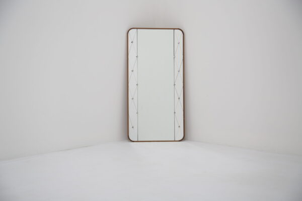 Vintage Swedish Harlequin Mirror 3
