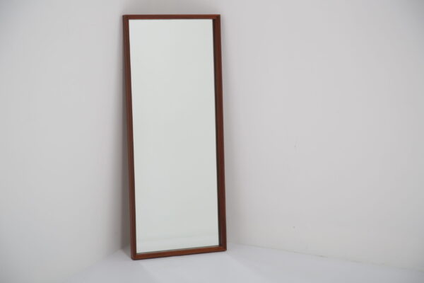 Vintage Swedish Teak Framed Mirror "Tanja K 18" 1