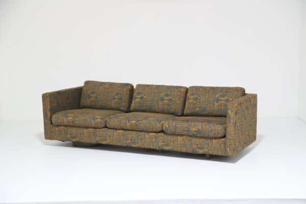 Mid-Century Modern American Tuxedo Low Profile Sofa by Shawnee-Penn, 1960s.