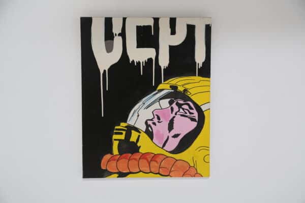 'My Space', Pop Art on canvas by CEPT, signed and dated 2007.