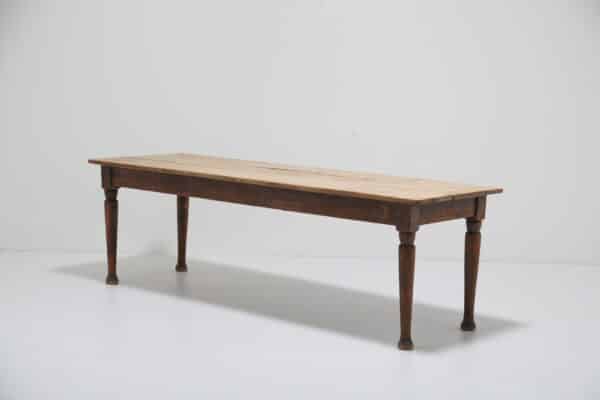 19th Century English Solid Timber Farmhouse Table